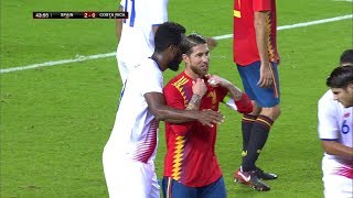 Sergio Ramos vs Costa Rica Home Friendly 11112017 1080i HD [upl. by Fitton]