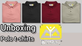 unboxing BeYoungin website polo tshirts  unboxing n review be young Polo tshirts [upl. by Aikan]