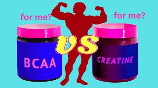 BCAA vs Creatine  which one should you take [upl. by Adnohryt]