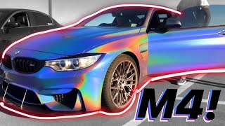 Mikey Manfs INSANE Color Shifting M4 Shoots flames [upl. by Lymann]