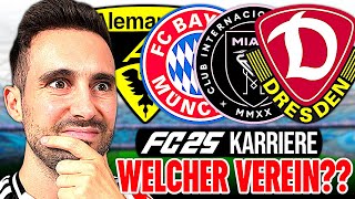 Mit WELCHEM VEREIN starte ich meine FC 25 KARRIERE 🚀🤔 [upl. by Lehman201]