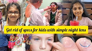 Give kids a spectacle free life 😇😍Orthokeratology in UK  UK tamil vlogs  Belfast Tamil vlogs [upl. by Aimar]