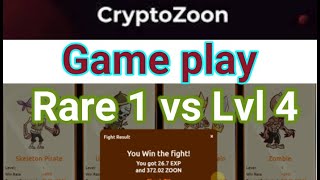 CryptoZoon Game Play attack tips Paano kumita [upl. by Courtund]