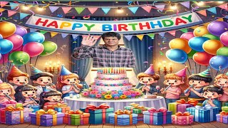 special birthday celebration  wishes 🙋‍♂️🎊❤️ youtube birthday love  share and subscribe 🤝🙌😊 [upl. by Artinek332]