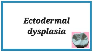 Ectodermal Dysplasia  Important Notes  Diseases of Skin  Oral Pathology [upl. by Ycart]