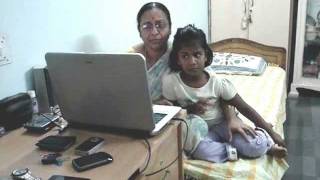 Granddaughter and Grandmother singing the classic Tamil song Munbe Vaa [upl. by Cyd]