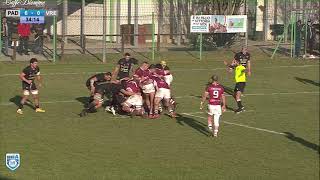 Highlights Petrarca Rugby vs Valorugby Emilia 2121 28012024 [upl. by Annairdna]