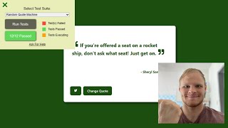 Random Quote Machine Solution  FreeCodeCamp [upl. by Eileek574]