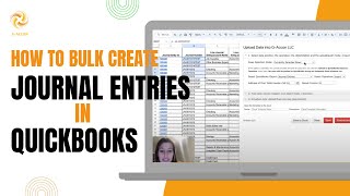 How to Create Journal Entries in QBO using GAccon [upl. by Odlanir41]