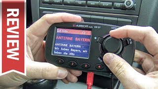 Test DAB im Auto nachrüsten mit dem Albrecht DR 57 DAB Adapter [upl. by Gnek]