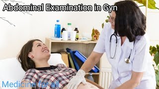 Abdominal Examination in Gynaecology [upl. by Nagyam]