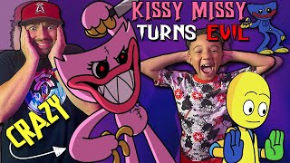 KISSY MISSY Turns EVIL Cartoon Animation GameToonsOfficial REACTION [upl. by Studley]