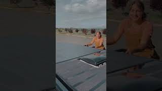 500W WALKABLE SOLAR roof DECK on a 144quot SPRINTER [upl. by Aikcir398]