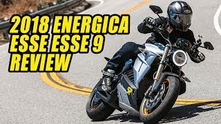 2018 Energica Eva Esse Esse 9 Review [upl. by Eillek]