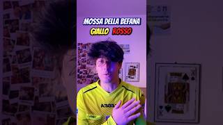 MOSSA DELLA BEFANA GIALLO O ROSSO 👀 calcio arbitro meme danjk [upl. by Htomit92]