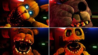 FNAF Trapped In The Pit  All Jumpscares [upl. by Tina509]