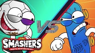 Striker Vs Ollie  SMASH FINAL  SMASHERS Series 1 Episode 9  Cartoons for Children [upl. by Refitsirhc]