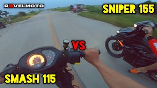 LEGENDARY SMASH VS SNIPER 155  DRAG RACE [upl. by Fairweather]