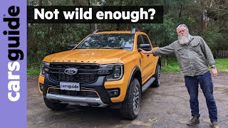 Wilder 2024 Ford Ranger review Wildtrak X  New Toyota HiLux GR Sport rival expands 4WD ute game [upl. by Spoor]