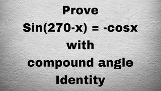 Part 3 Proving trigonometry ratios using compound angles Problem 2 sine [upl. by Briscoe877]