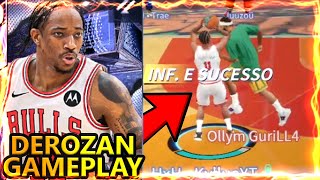 DeMar DeRozan GAMEPLAY  NBA INFINITE [upl. by Dranyl]