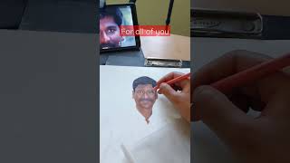 Color pencil portrait drawing tutorial is coming soon portraitdrawing colorpencil shorts [upl. by Ronal]