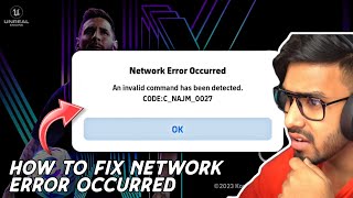 How to fix Network Error Occurred  An Invalid command has been detected  Codec CNAJM0027 [upl. by Hansiain]