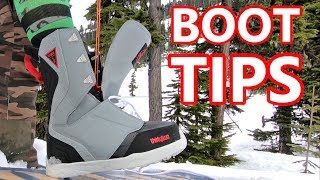 How To Put On Snowboard Boots  Beginner Tips [upl. by Simah]