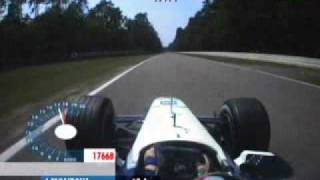 Juan Pablo Montoya  Hockenheim 2001 Pole Lap Onboard GREAT V10 [upl. by Cinamod920]