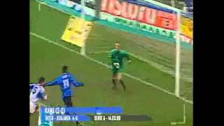 Stagione 19971998  Inter vs Atalanta 40 [upl. by Nylemaj]