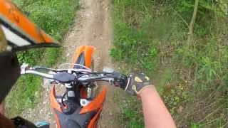 KTM 350 SxF Blows Up  GoPro HD Hero 2 [upl. by Nilloc]