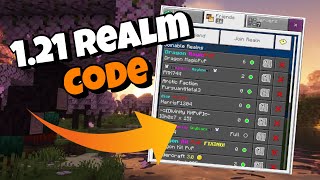 JOIN MY FREE MINECRAFT REALM 121 2024 MCPE PS5 XBOX PC [upl. by Setarcos784]