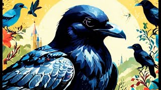 The Crow and The Pitcher short animated story for kids  bedtime stories for kids  Aesops fable [upl. by Asalocin]