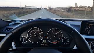 BMW F30 320D XDRIVE 0100 acceleration [upl. by Nosylla]