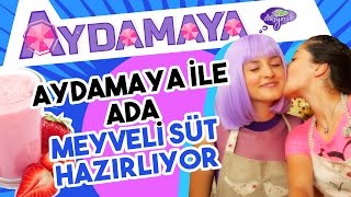 Aydamaya ile Ada Meyveli Süt Hazırlıyor  Düşyeri [upl. by Aivizt911]