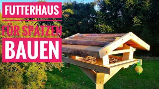 Futterhaus für Spatzen und andere Kleinvögel selber bauen [upl. by Nraa]