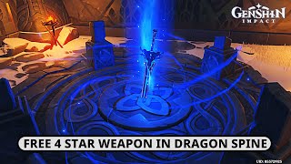 Free Claymore Weapon in Dragonspine For New players [upl. by Dumm]