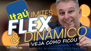 💳LIMITE FLEX DO ITAÚ CARTÕES X LIMITE DONÂMICO COMO FICA DE AGORA EM DIANTE ESTE SERVIÇO [upl. by Airtal]