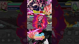 Goku Black Vs Fused Zamasu dbz dbgt dbsuper game shorts [upl. by Eniagrom]