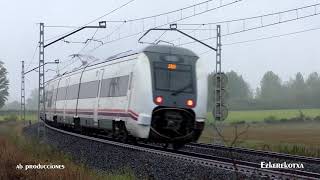 TRENES RENFE A TODA VELOCIDAD UHD 4K [upl. by Bautista812]