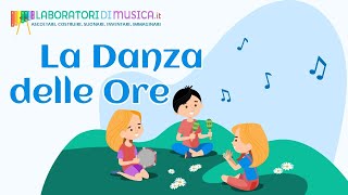 DANZA DELLE ORE  Lettura di spartito ritmico ed esecuzione con strumentario ORFF [upl. by Enetsirhc]