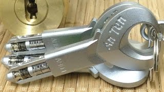 20 AnTun Door Lock with quotSpool bead Keysquot Demo and Picking [upl. by Odnalra]