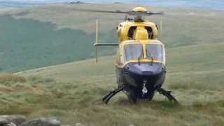 Police helicopter landing Dartmoor [upl. by Meyeroff717]