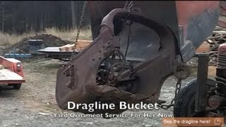 Moving the Dragline Bucket [upl. by Ramilahs346]