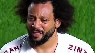 Marcelo sheds tears after breaking someones leg on the field [upl. by Nosrej]