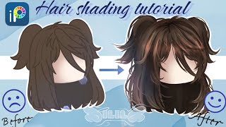 How to shade Hair ♱ Gacha Club ♱ Tutorial [upl. by Inna825]