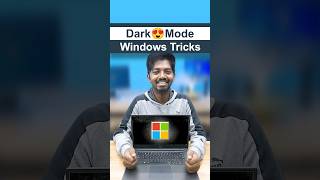 Windows Dark Mode தமிழில் 😍 💻 shorts tamil [upl. by Vashtia]