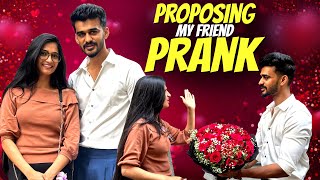 Proposing my Friend Prank  Family Reaction 😂  Samsameerinsta [upl. by Profant155]