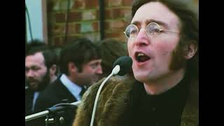 the beatles birthday vídeo rare rooftop concert [upl. by Ainnat229]