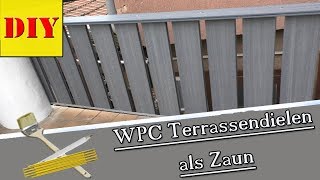 ⏩ Balkon o Terrassen Geländer selber bauen  Schritt für Schritt Tutorial [upl. by Nostaw]